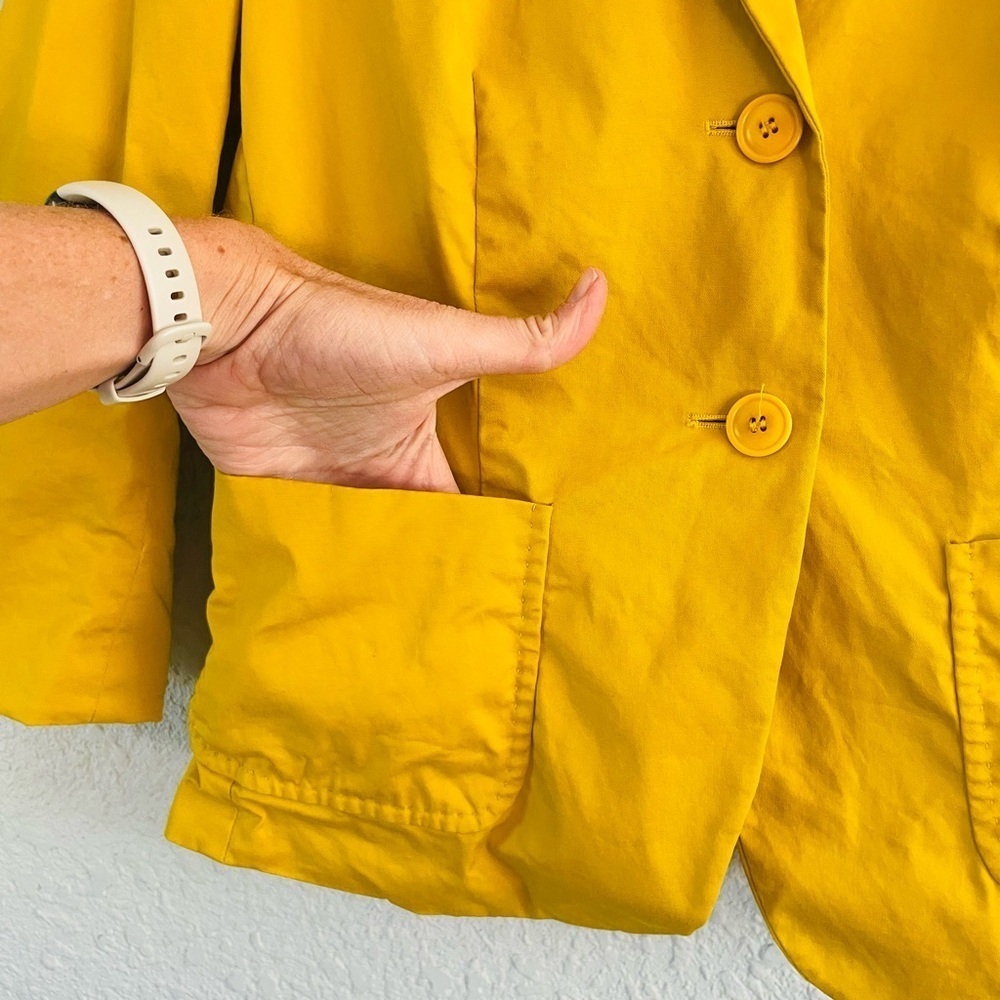 Weekend MaxMara Yellow Blazer Jacket - Picture 8 of 13